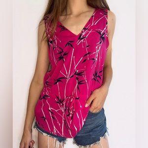 Banana Republic birds of paradise tank